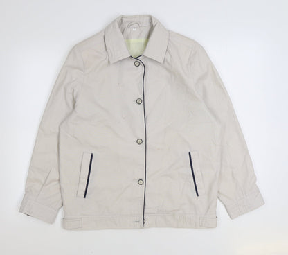 Womens UK Size 12 Preworn Beige Jacket
