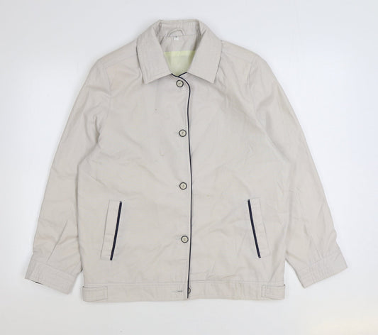 Womens UK Size 12 Preworn Beige Jacket