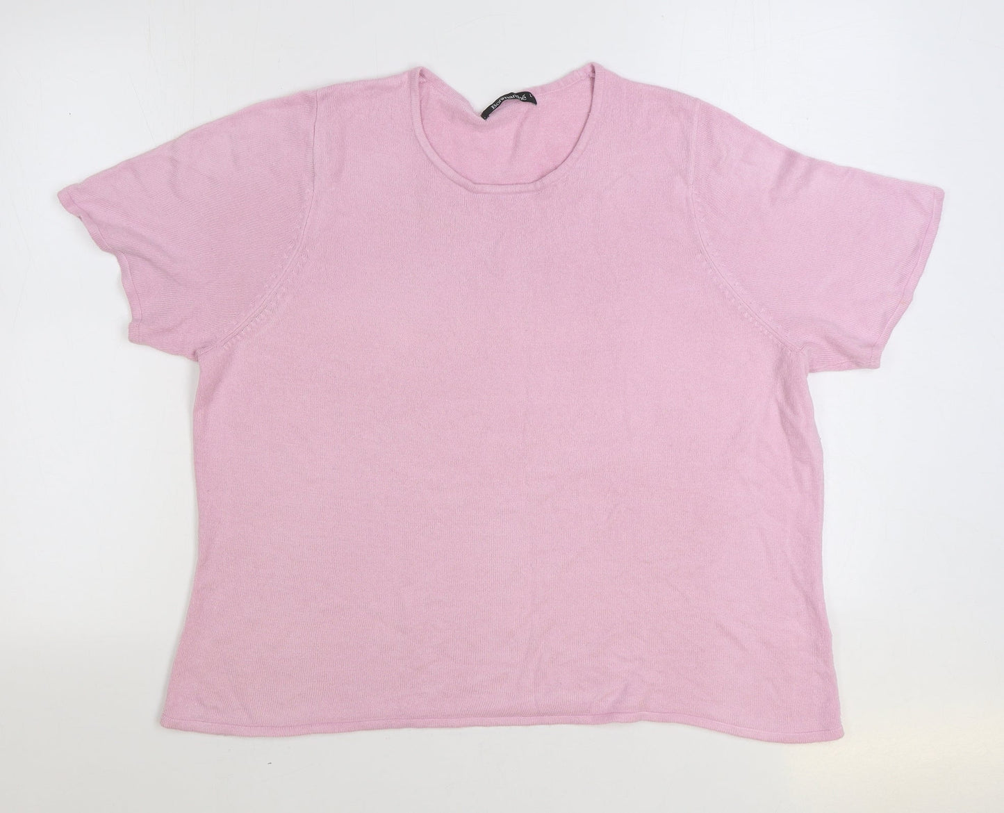 Womens UK Size L Bonmarché Pink Pullover Jumper