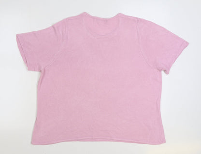 Womens UK Size L Bonmarché Pink Pullover Jumper