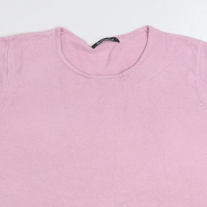 Womens UK Size L Bonmarché Pink Pullover Jumper
