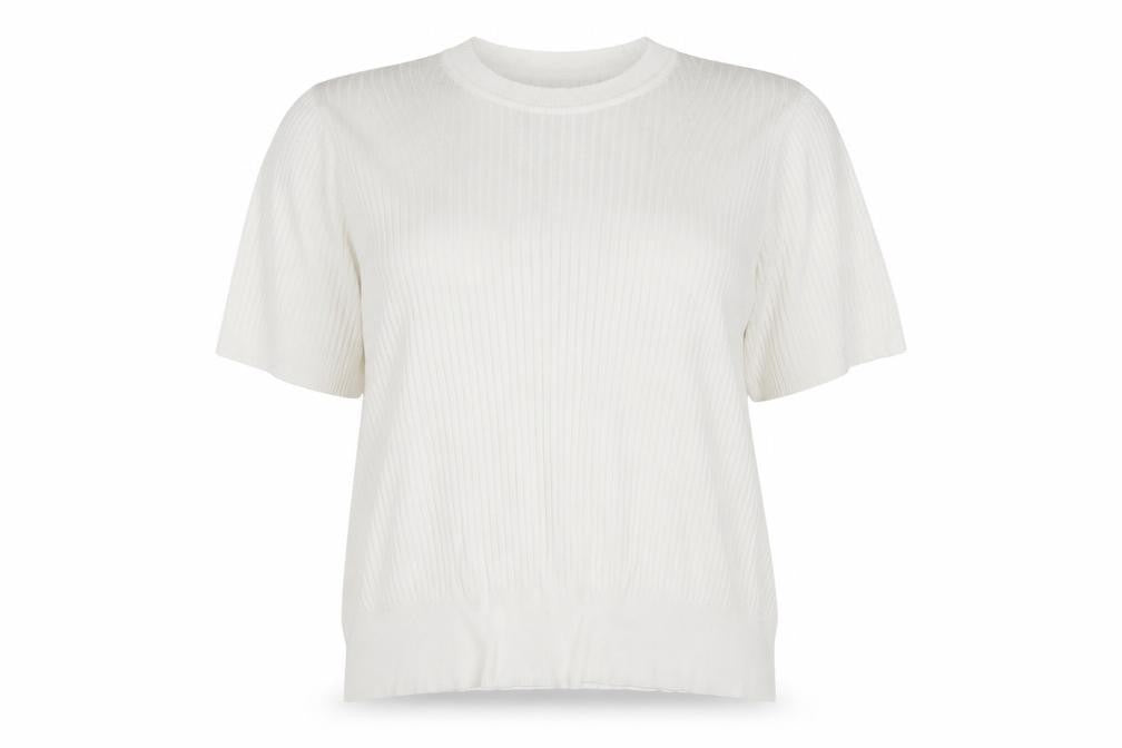 Womens UK Size 20 Marks and Spencer White Pullover Jumper