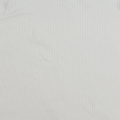 Womens UK Size 20 Marks and Spencer White Pullover Jumper
