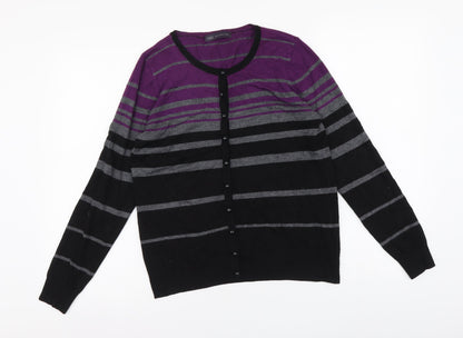 Womens UK Size 12 Marks and Spencer Multicoloured Cardigan Jumper