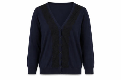 Womens UK Size M H&M Blue Cardigan Jumper