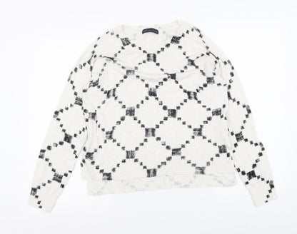 Womens UK Size 12 Marks and Spencer Beige Pullover Jumper