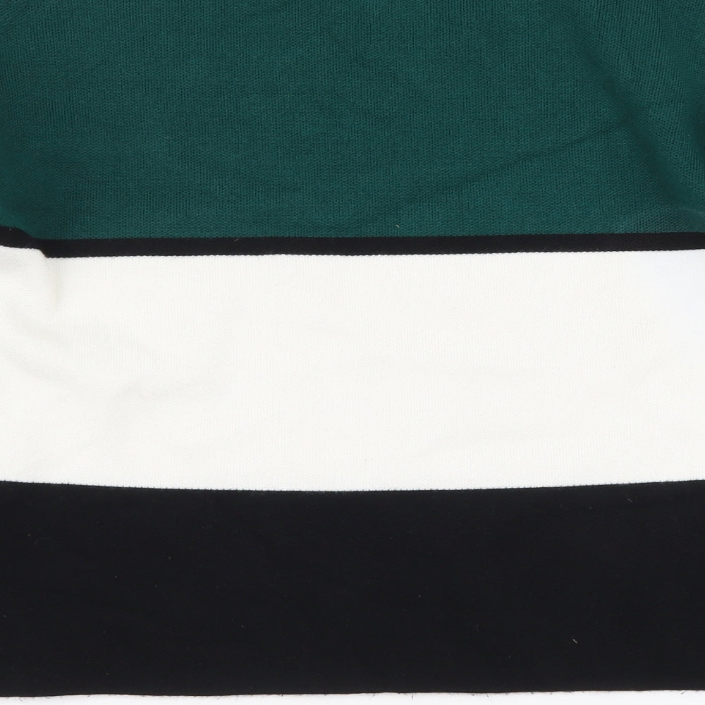 Womens UK Size S New Look Multicoloured Henley Jumper