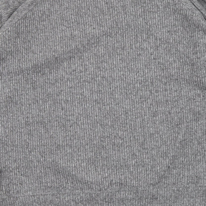 F&F Womens Grey Round Neck Polyester Shrug Jumper Size 14