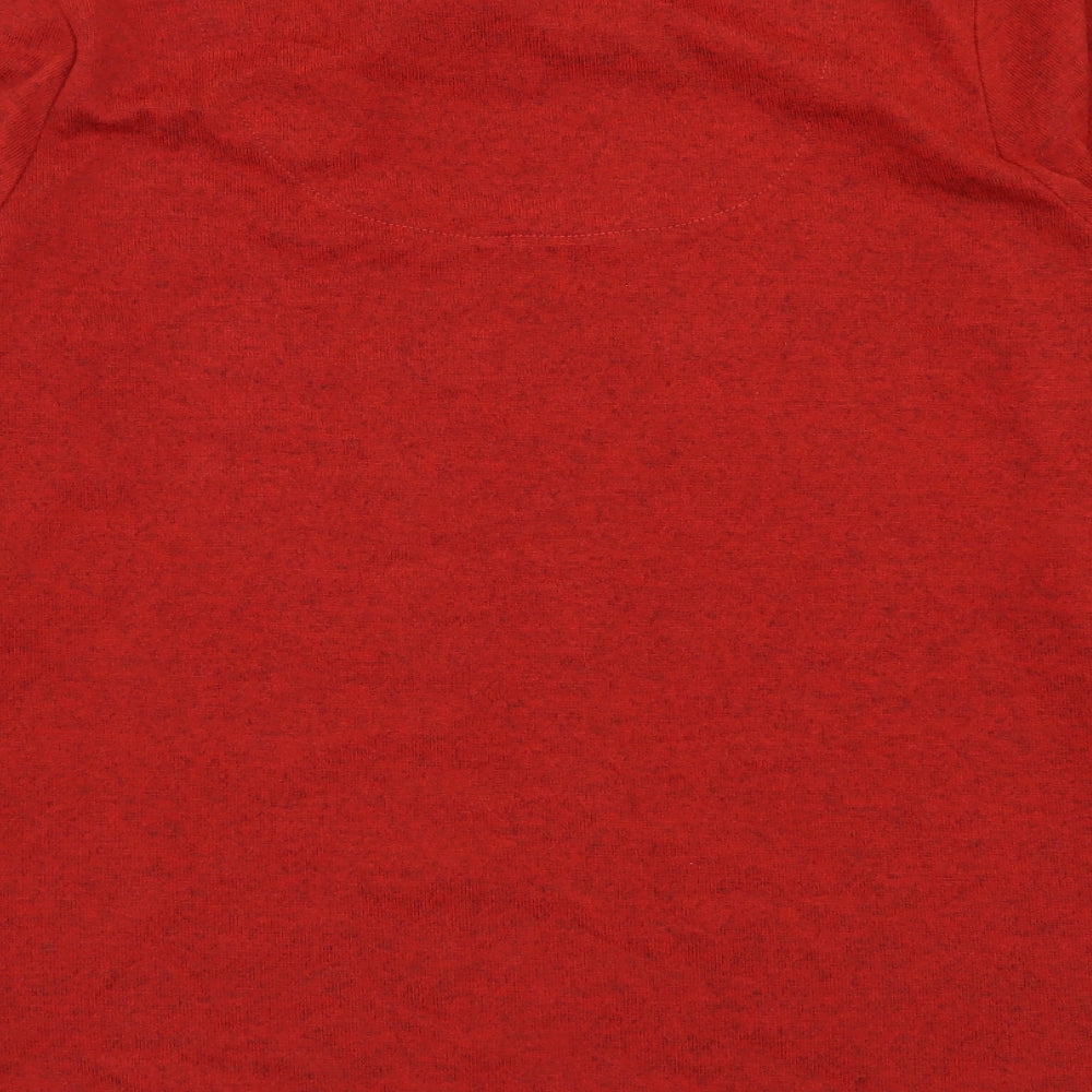 Womens UK Size 10 Tigi Red Basic Blouse