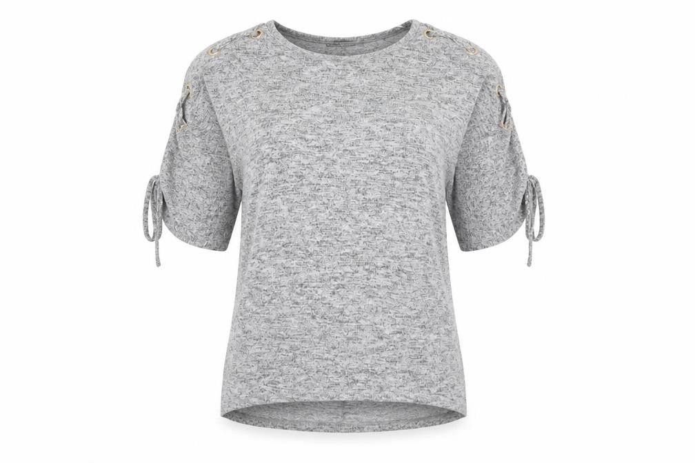 Womens UK Size 16 Selected Grey Basic Blouse