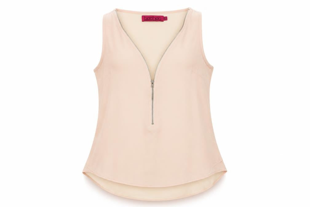 Womens UK Size 6 Boohoo Pink Camisole Tank
