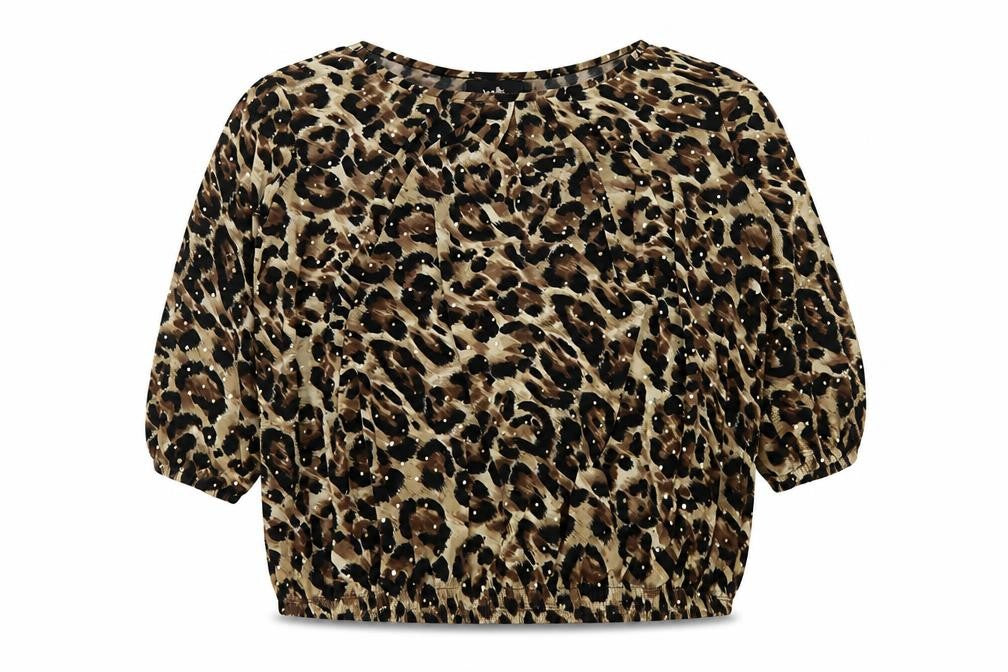 Womens UK Size M Wallis Brown Basic Blouse