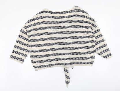 Womens UK Size L New Look Beige Pullover Jumper