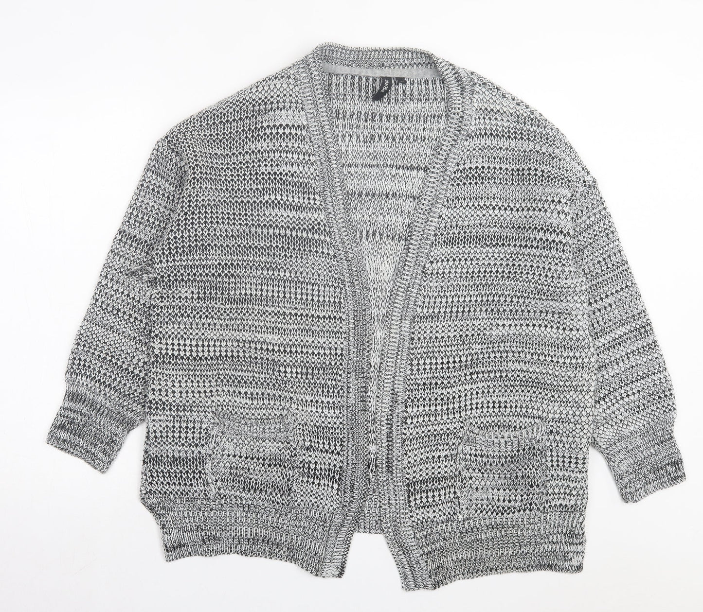 Womens UK Size 12 Label Be Grey Cardigan Jumper