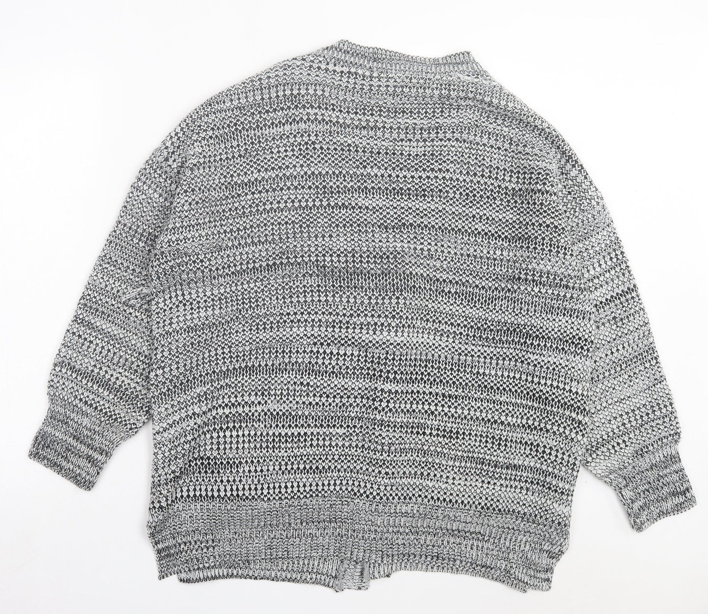 Womens UK Size 12 Label Be Grey Cardigan Jumper
