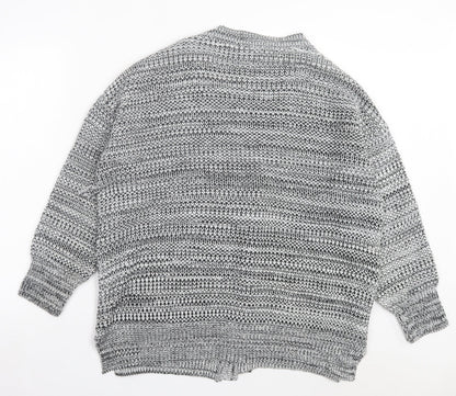 Womens UK Size 12 Label Be Grey Cardigan Jumper