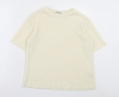 Womens UK Size S Zara Ivory Pullover Jumper