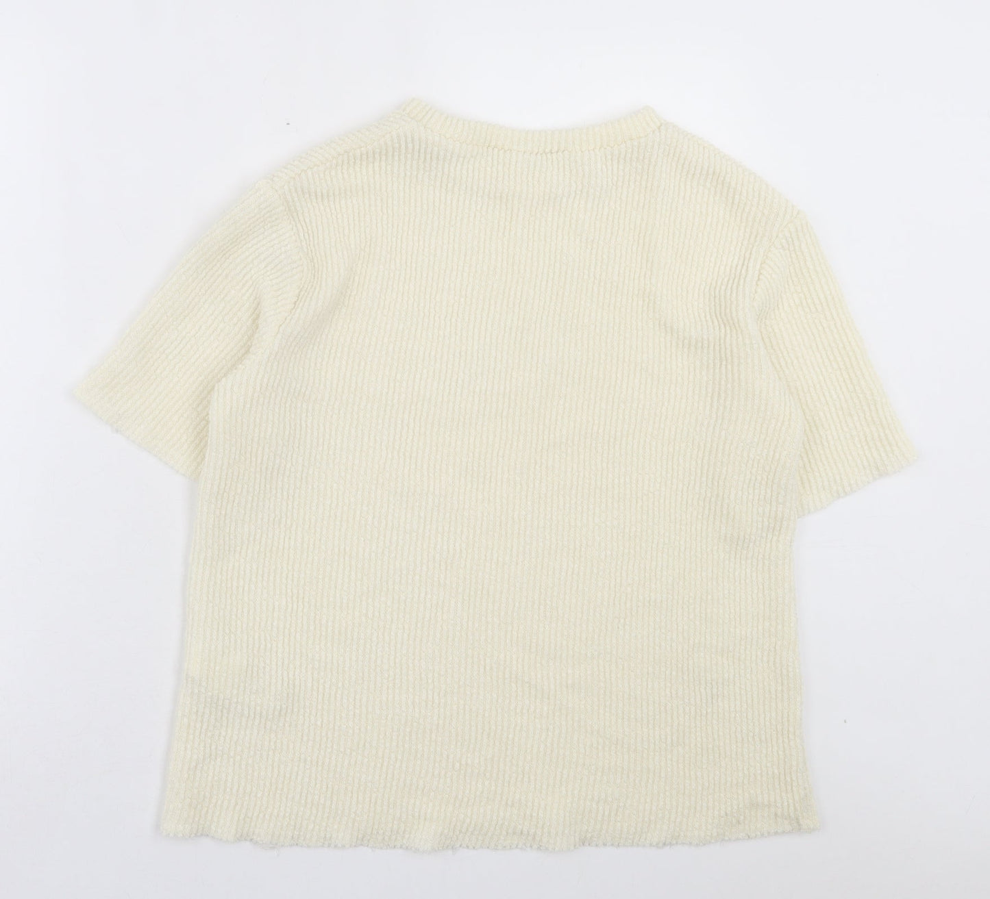 Womens UK Size S Zara Ivory Pullover Jumper