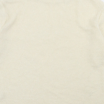 Womens UK Size S Zara Ivory Pullover Jumper