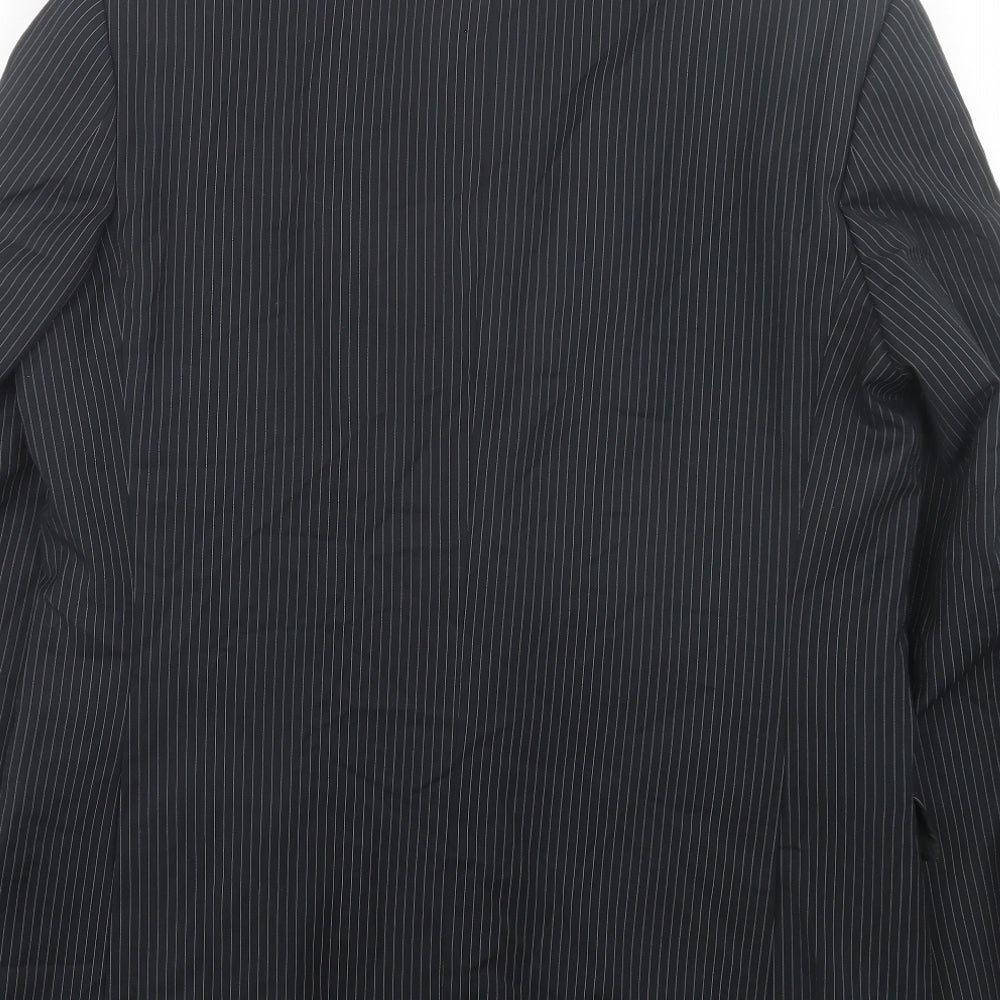 Mens UK Size 42 Burton Regular Silver Suit Jacket