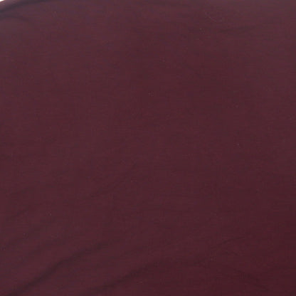 New Look Womens Purple Cotton Pullover Sweatshirt Size 12 Pullover
