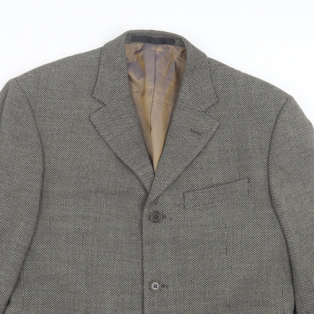 Mens UK Size 38 Marks and Spencer Regular Brown Suit Jacket