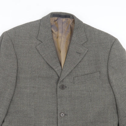 Mens UK Size 38 Marks and Spencer Regular Brown Suit Jacket