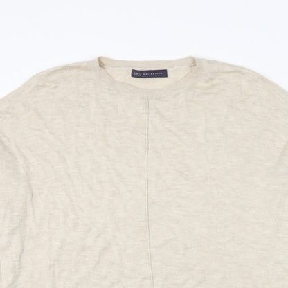 Womens UK Size L Marks and Spencer Beige Pullover Jumper