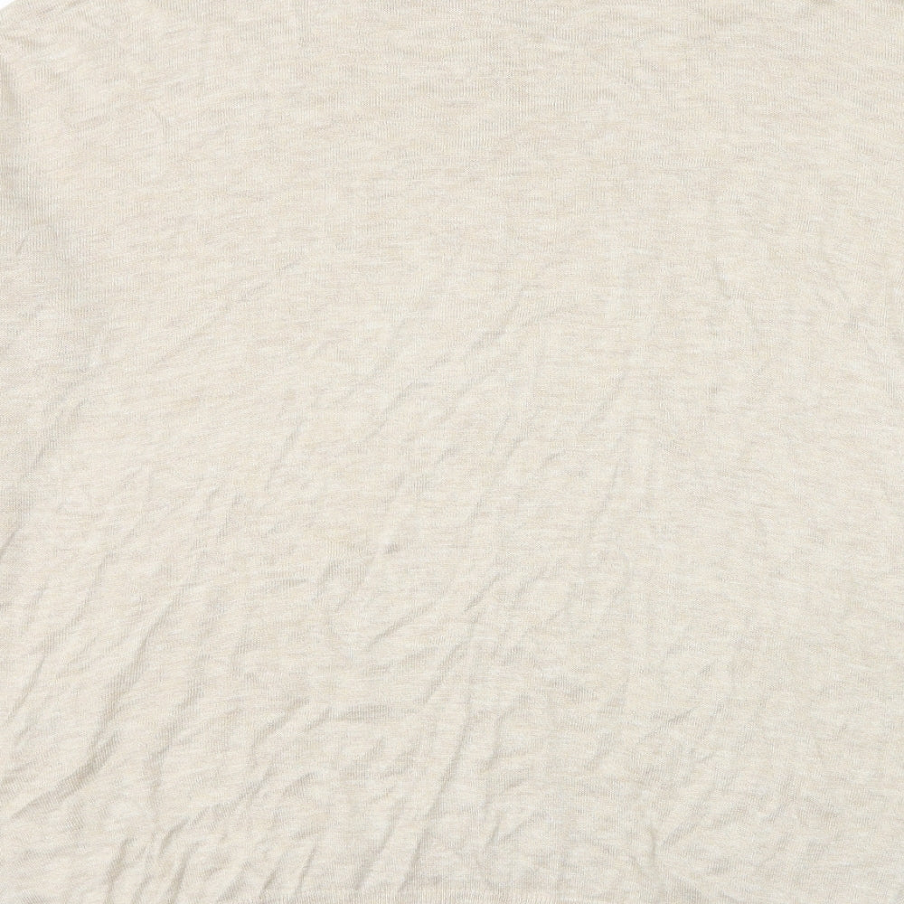 Womens UK Size L Marks and Spencer Beige Pullover Jumper