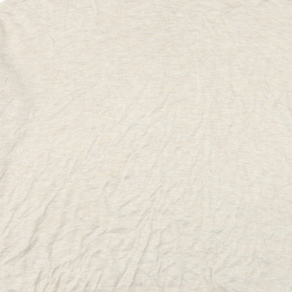 Womens UK Size L Marks and Spencer Beige Pullover Jumper