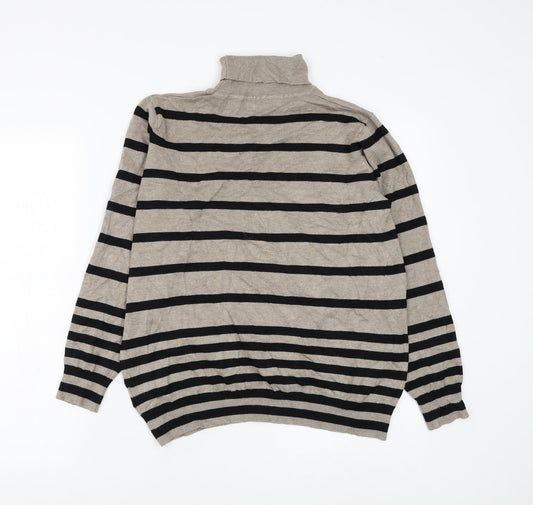 Womens UK Size L First Avenue Brown Pullover Jumper
