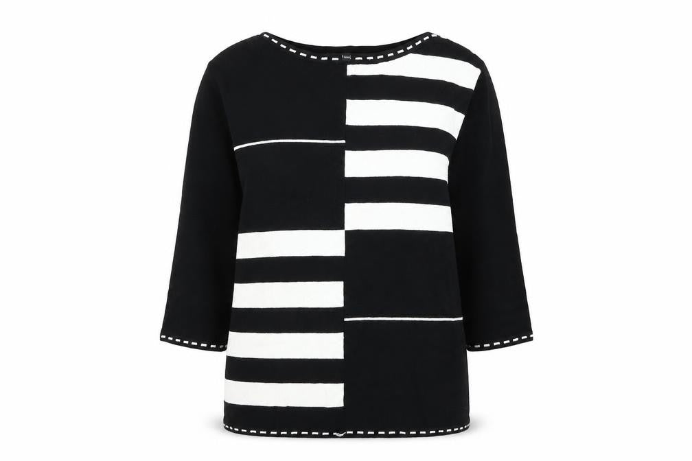 Womens UK Size 14 Ellie Louise Black Pullover Jumper