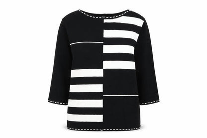 Womens UK Size 14 Ellie Louise Black Pullover Jumper