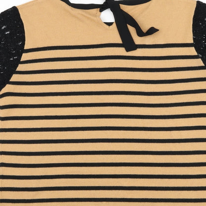Womens UK Size 14 Marks and Spencer Brown Pullover Jumper