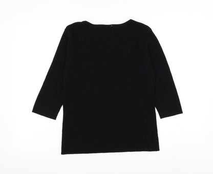 Womens UK Size M Bonmarché Black Pullover Jumper