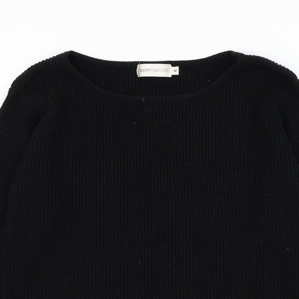 Womens UK Size M Bonmarché Black Pullover Jumper