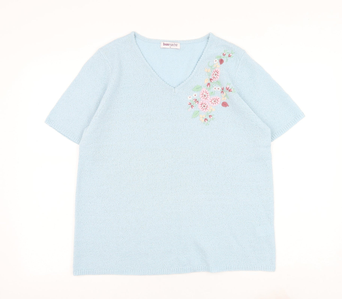Womens UK Size M Bonmarché Blue Pullover Jumper