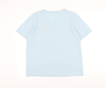 Womens UK Size M Bonmarché Blue Pullover Jumper