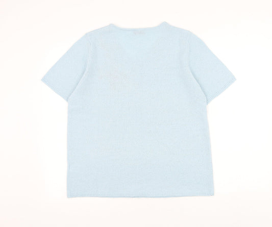 Womens UK Size M Bonmarché Blue Pullover Jumper