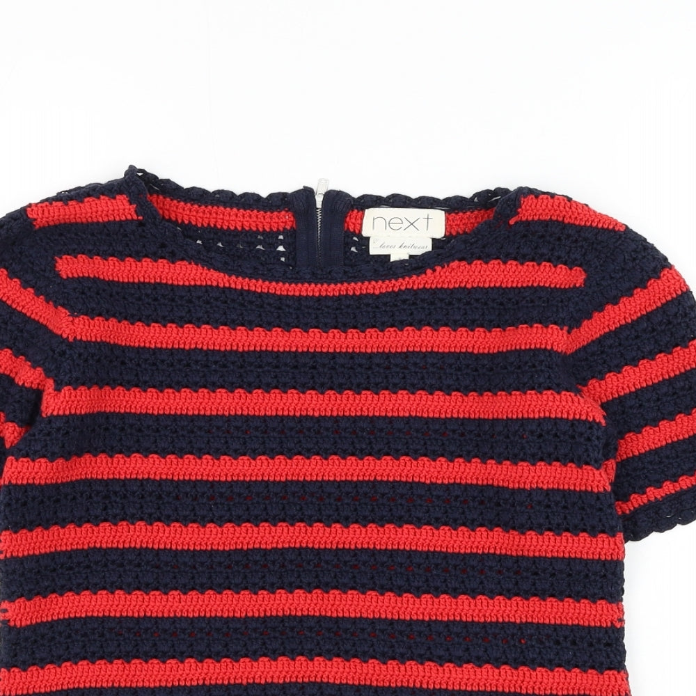 Womens UK Size 8 NEXT Blue Pullover Jumper