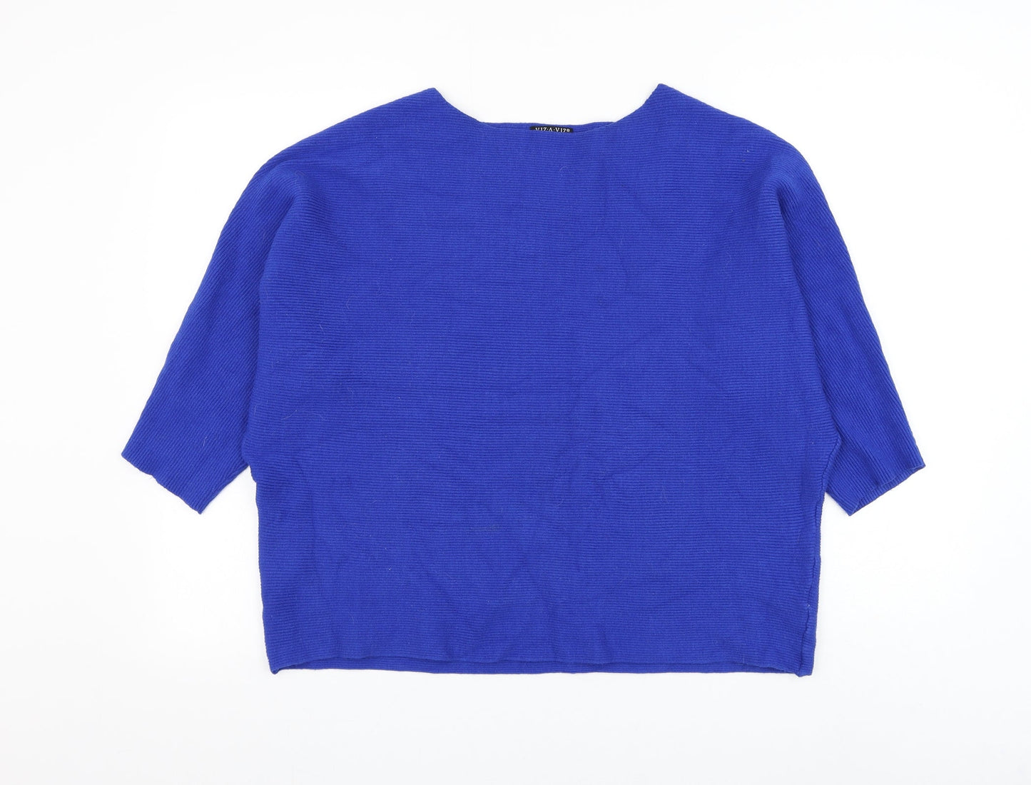 Womens UK Size L Viz A Viz Blue Pullover Jumper