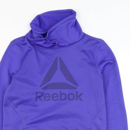 Mens UK Size S Reebok Blue Pullover Sweatshirt