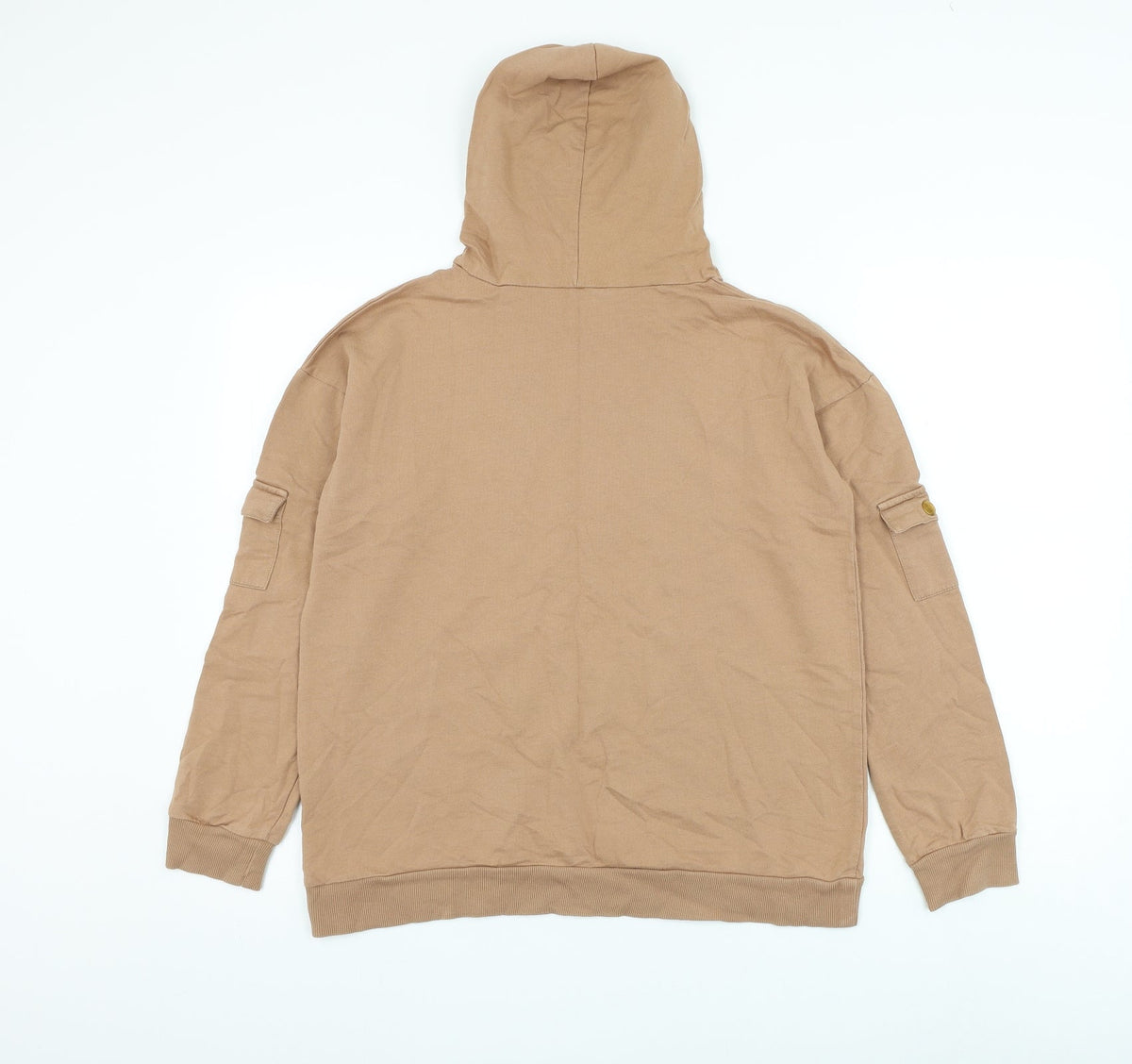 Select Womens Brown Cotton Pullover Hoodie Size 10 Pullover - L'amour