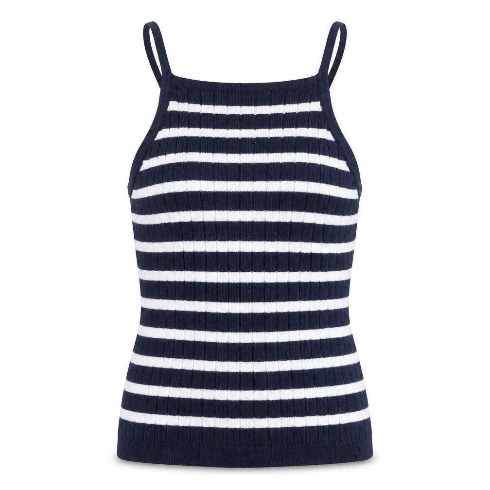 Womens UK Size S Preworn Blue Basic Tank