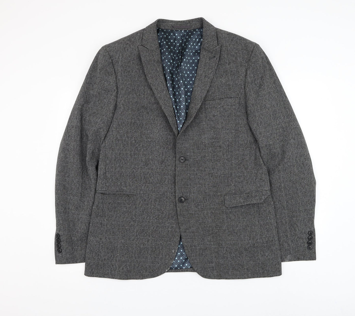 Mens UK Size 44 NEXT Regular Grey Suit Jacket