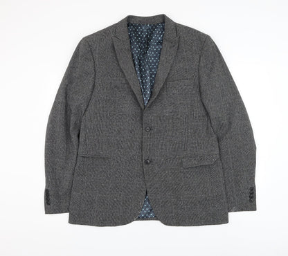 Mens UK Size 44 NEXT Regular Grey Suit Jacket