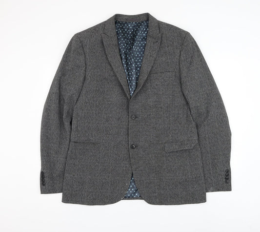 Mens UK Size 44 NEXT Regular Grey Suit Jacket