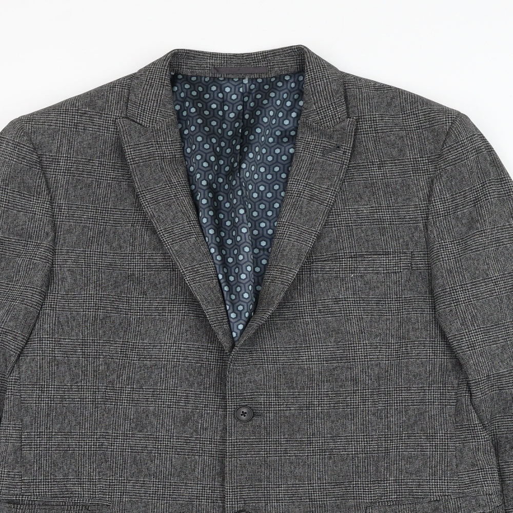 Mens UK Size 44 NEXT Regular Grey Suit Jacket