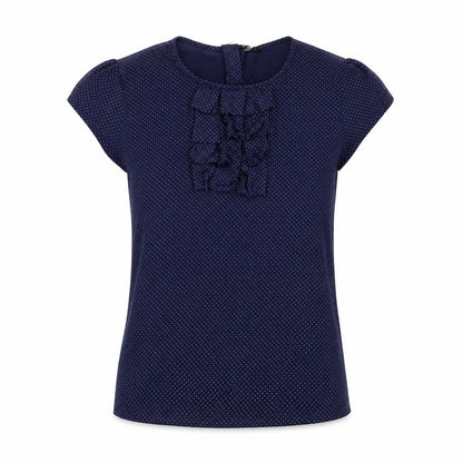 Womens UK Size 8 Topshop Blue Basic T-Shirt