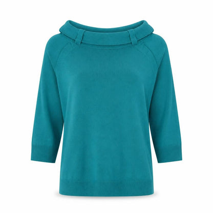 Womens UK Size 14 Marks and Spencer Green Pullover Jumper